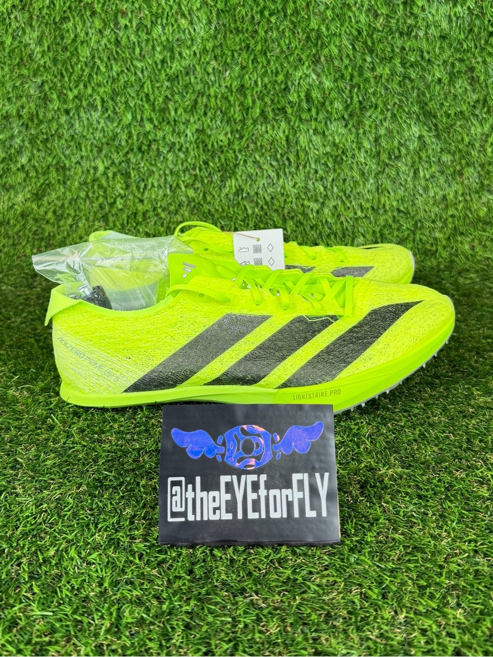NEW adidas Adizero Prime SP 3 Track Spikes Lucid Lemon Black IH5800 Men’s Sizes